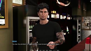 Inked Goth Girl Surprises Bartender with a Fuck - Hellcat Lounge Scene 2