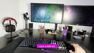 STEPSISTER WANTS TO SUCK HIS COCK WHILE HE'S PLAYING VIDEOGAMES - Vibes Blue