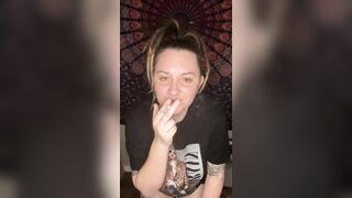 Spitting while I Smoke a Cigarette