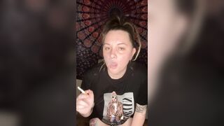 Spitting while I Smoke a Cigarette