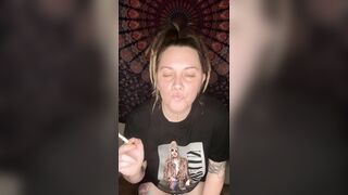 Spitting while I Smoke a Cigarette