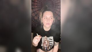 Spitting while I Smoke a Cigarette