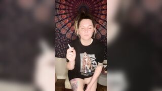 Spitting while I Smoke a Cigarette