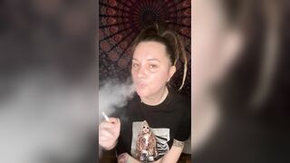 Spitting while I Smoke a Cigarette