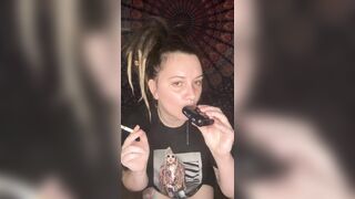 Spitting while I Smoke a Cigarette