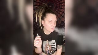 Spitting while I Smoke a Cigarette