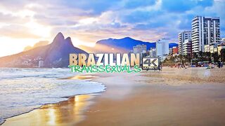 Brazilian-transsexuals: Beauty Brazilian shemale with huge and big cock masturbates