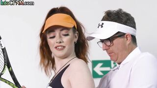 CFNM tennis ladies wank cock in group HJ