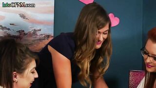 CFNM group of BJ ladies sucking cock