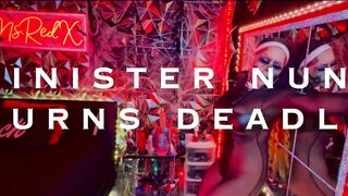 Sinister Nun gives JOI in Hell