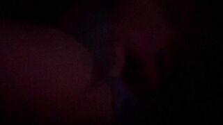 Fingering my Goth Pussy in the Car