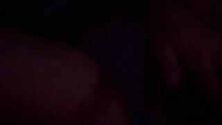 Fingering my Goth Pussy in the Car