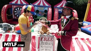 World’s Strongest MILF Bella Rolland Gets her Pussy DESTROYED in a Bounce House