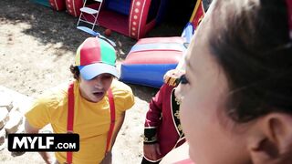 World’s Strongest MILF Bella Rolland Gets her Pussy DESTROYED in a Bounce House