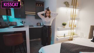 Step Son Dreams of Undressing and having Sex with Step Mom, and she Lets him Fuck in Shared Bed