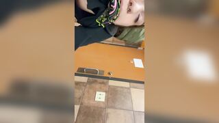Getting a PUBLIC CREAMPIE in the Taco Bell Bathroom
