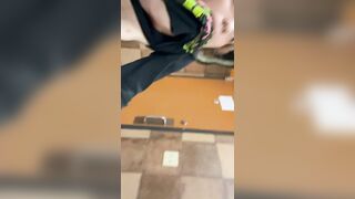 Getting a PUBLIC CREAMPIE in the Taco Bell Bathroom