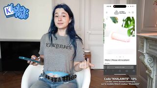 No need a Men when you have a Big Dildo - French Alt Hairy Girl Masturbating