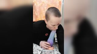 HALLOWEEN SPECIAL Raven from Teen Titans Squirts on Tentacle Cock (multiple Orgasms)