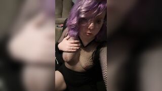 Fishnet Titty Play