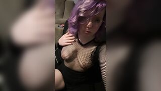 Fishnet Titty Play