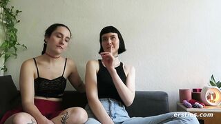 Ersties - Lesbische Modedesignerinnen Aus Berlin Fingern Und Lecken Sich Gegenseitig
