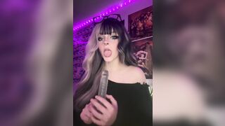 Cute Goth Alt Girl Sucks you off