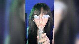 POV: Cute Alt Teen Sucks your Dick