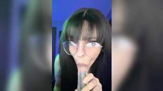 POV: Cute Alt Teen Sucks your Dick