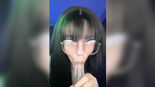 POV: Cute Alt Teen Sucks your Dick