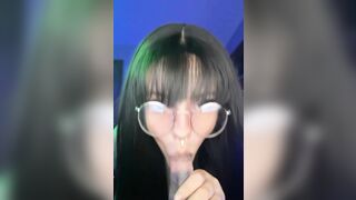 POV: Cute Alt Teen Sucks your Dick