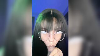 POV: Cute Alt Teen Sucks your Dick