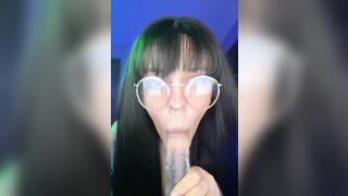 POV: Cute Alt Teen Sucks your Dick