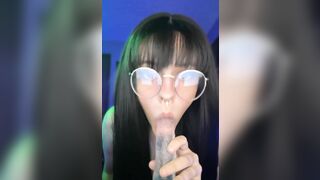 POV: Cute Alt Teen Sucks your Dick