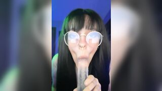 POV: Cute Alt Teen Sucks your Dick
