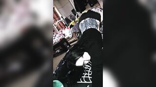 Young British Goth Slut Shows off her Pale Tattooed Skin - Judas Nyx