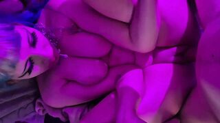 Goth Girl Barley Fits Big Dick in Tight Pussy - RoseLunar